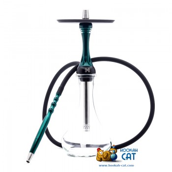 Кальян Alpha Hookah Model X Green Candy (Альфа Хука Модель Х Зеленый Лаковый) - фото 1